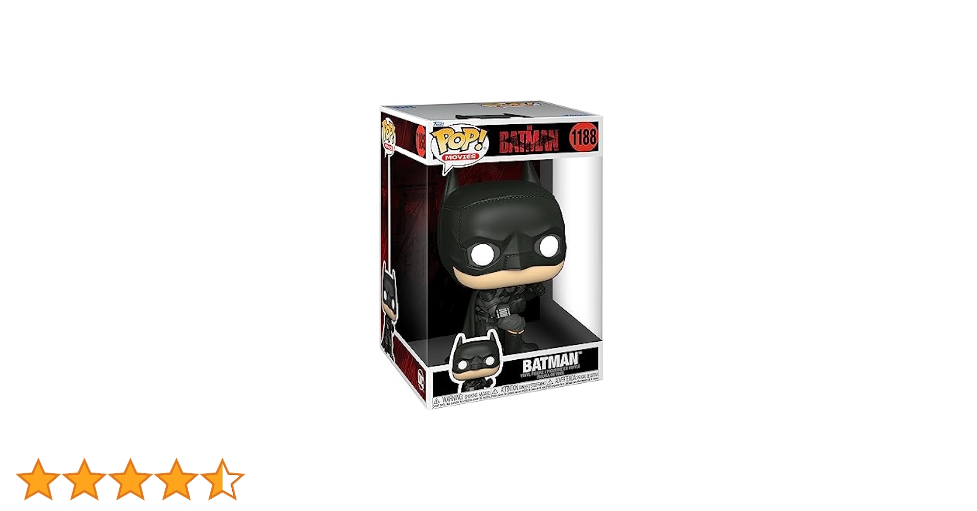 Funko Pop! Jumbo: The Batman - Batman, Multicolor, 59282